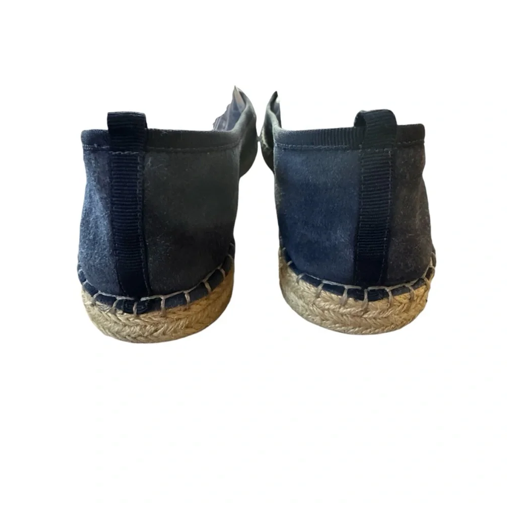 *Women’s Johnston & Murphy Size 8 Medium Blue Genuine Suede Espadrille Flats